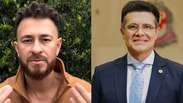 Fred Bruno diz estar 'revoltado' ap&oacute;s ser atingido por estilha&ccedil;o de tiro de Marcelo Aguiar em bar em SP