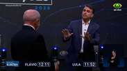 Fl&aacute;vio Bolsonaro se irrita e cita vota&ccedil;&atilde;o no 1&ordm; turno para pedir &lsquo;respeito&rsquo; a Lula: &lsquo;Eu tive 56 milh&otilde;es de votos&rsquo;