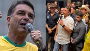 Fl&aacute;vio Bolsonaro se re&uacute;ne com cantores sertanejos em ato de campanha a cinco dias do segundo turno