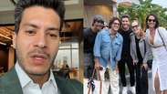 Arthur Aguiar se emociona ao falar de Lua Blanco ap&oacute;s reencontro de elenco de 'Rebeldes'