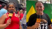 Fl&aacute;vio ou Lula? Ambulantes contam qual ato movimenta mais as vendas