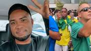Ex-jogador, meia Carlos Alberto &eacute; visto em ato de Fl&aacute;vio Bolsonaro no Rio de Janeiro