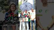 'O Brasil vai mudar', diz Fl&aacute;vio Bolsonaro ao votar no Rio #shorts