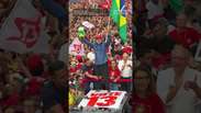 'Mar vermelho' toma conta da Av. Paulista em &uacute;ltimo ato da campanha de Lula #shorts