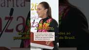 Presidente do M&eacute;xico 'faz o L' e celebra vit&oacute;ria de Lula #shorts