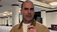Em v&iacute;deo em ingl&ecirc;s, Eduardo Bolsonaro pede press&atilde;o internacional ao chamar elei&ccedil;&atilde;o de 'fraudulenta'