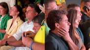 Da festa &agrave; frustra&ccedil;&atilde;o: veja como foi o clima no QG de Fl&aacute;vio Bolsonaro durante apura&ccedil;&atilde;o dos votos