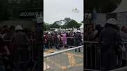 Fila do primeiro show do BTS em SP! Tem Army por aqui?