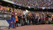 Ibrahimovic é recebido por 65 mil em Barcelona
