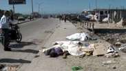 Corpos são empilhados nas ruas do Haiti