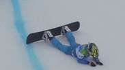 Brasileira sofre queda em prova de snowboard