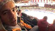 Sandro Dias presencia ouros canadenses na patinação