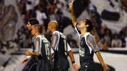 Em jogo festivo, Botafogo bate reservas do Corinthians