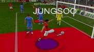 Coréia do Sul 2 x 0 Grécia: Veja animação de gols em 3D