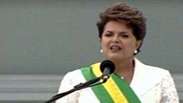 Com a faixa presidencial, Dilma faz novo discurso
