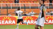 Em jogo de lindos gols, Corinthians vence o Santos; 3 a 1