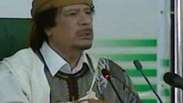 Kadafi faz ameaças aos adversários