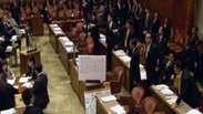 Vídeo flagra tremor em parlamento e escritórios japoneses