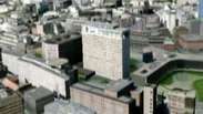 Animação mostra como era prédio que explodiu em Oslo