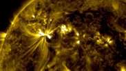 Nasa divulga imagens de tempestade solar que chegou à Terra