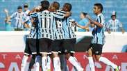 Kléber e argentino se destacam em goleada do Grêmio; assista