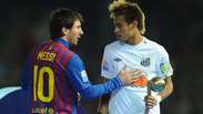 Ronaldinho gostaria de ver Neymar ao lado de Messi