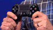 Veja o controle Dual Shock, do novo PlayStation 4