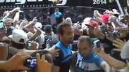 Torcida recebe Grêmio com festa de "campeão" em Pelotas