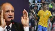 Felipão sobre atuação de Neymar: "melhor que eu já vi"