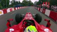 Veja volta de Felipe Massa no circuito de rua na Polônia