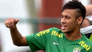Neymar faz golaço em treino da Seleção; veja