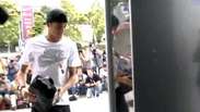 Veja assédio da imprensa na chegada de Neymar ao Barcelona