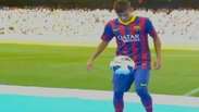 Neymar entra pela 1a vez no Camp Nou como jogador do Barcelona