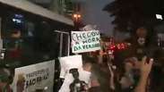 SP: manifestantes ganham apoio de passageiros em ônibus