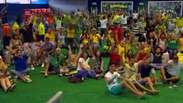 Veja reação de torcedores após gols do Brasil contra Itália