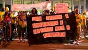 Torcida comemora e protesta após conquista no Maracanã