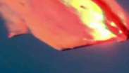 Câmera registra queda e explosão de foguete após decolagem