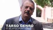 Tarso Genro fala sobre incêndio em Porto Alegre