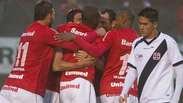 Internacional goleia o Vasco em jogo de oito gols