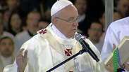 Veja primeira homilia do papa Francisco em missa no Brasil