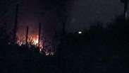 Vídeo mostra chamas após queda de avião próximo a aeroporto
