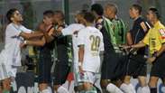 Briga marca final de jogo entre Palmeiras e América-MG