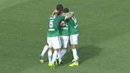 Veja gol de Felipe Menezes após contra-ataque do Palmeiras