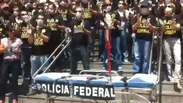 Sob gritos de “A Federal parou”, policiais federais fazem ato em SP