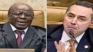 Barroso e Barbosa batem boca sobre quadrilha no mensalão