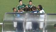 Juninho "enche o pé" e marca o primeiro gol do Palmeiras; veja