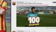 Barcelona atinge 100 milhões de seguidores em redes sociais