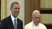 Veja como foi encontro entre Obama e Papa Francisco