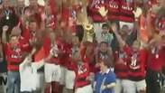 Veja a festa do Flamengo pelo título carioca