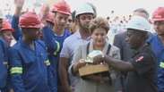 Dilma visita Arena Corinthians a 35 dias da Copa 2014; veja